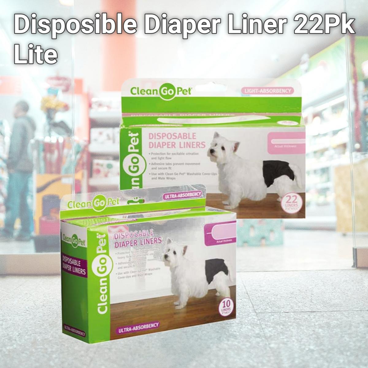 Picture of Clean Go Pet ZW6115 22 Disposible Diaper Liner 22Pk Lite