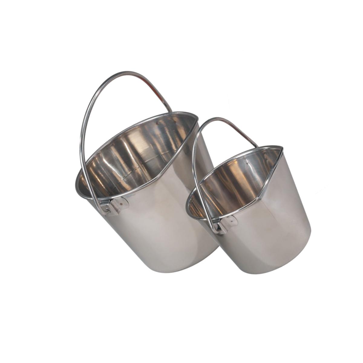 Picture of Proselect ZT644 01 Stainless Steel Flat Sided Pail 32oz