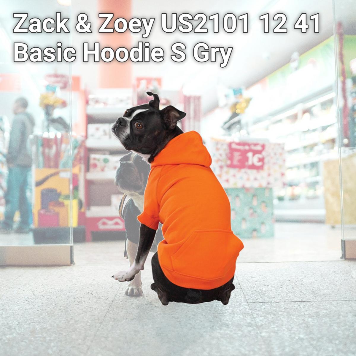 Picture of Zack & Zoey US2101 12 41 Basic Hoodie S Gry