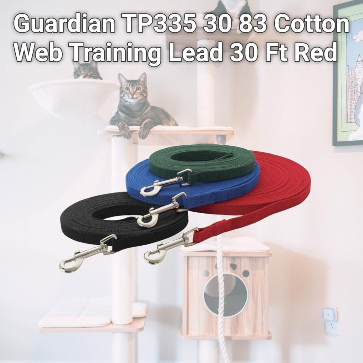 Picture of Guardian TP335 30 83 Cotton Web Training Lead 30 Ft Red