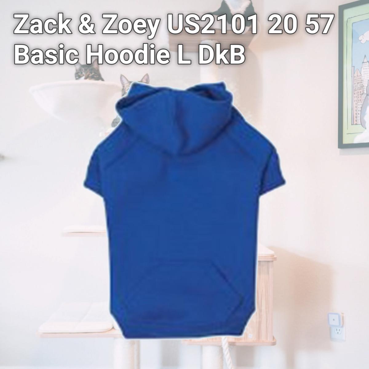 Picture of Zack & Zoey US2101 20 57 Basic Hoodie L DkB