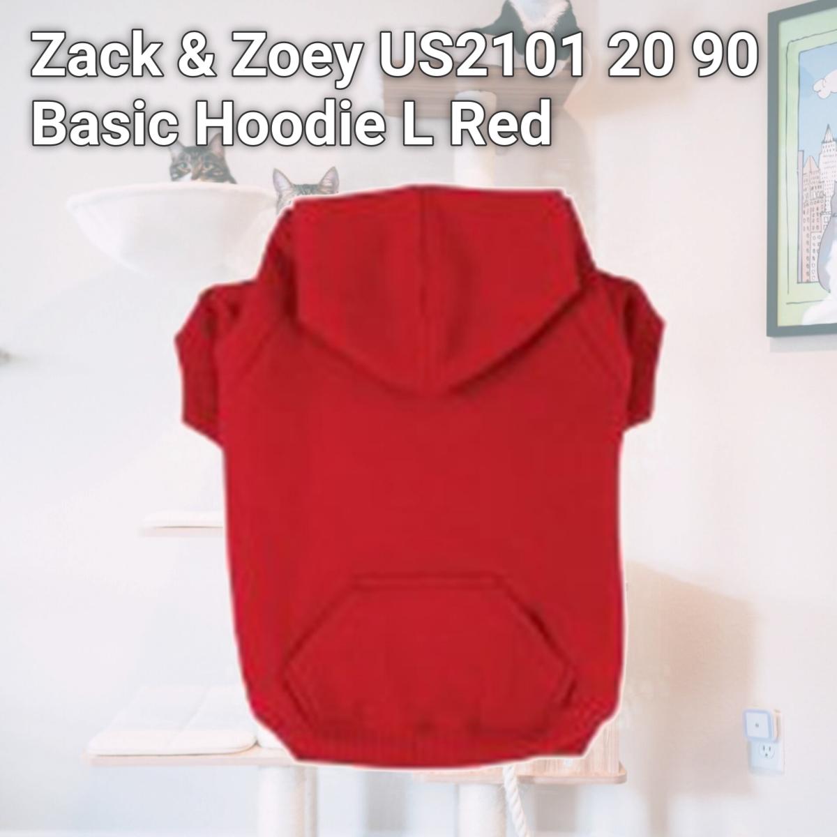Picture of Zack & Zoey US2101 20 90 Basic Hoodie L Red