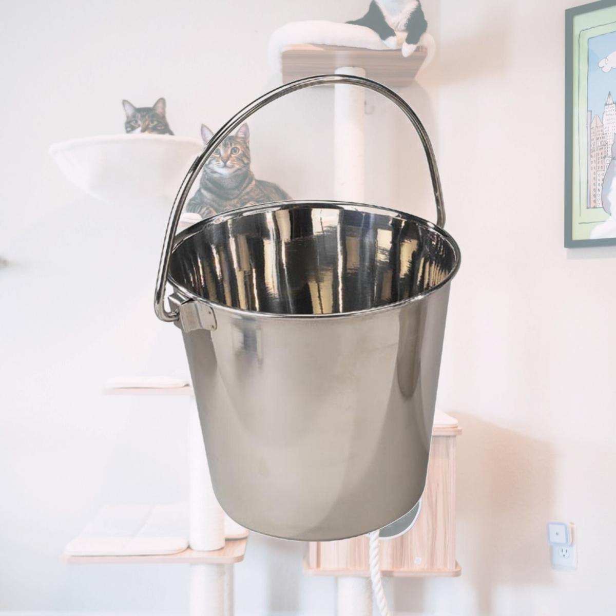 Picture of Proselect ZW144 04 Heavy Duty Stainless Pail 128oz