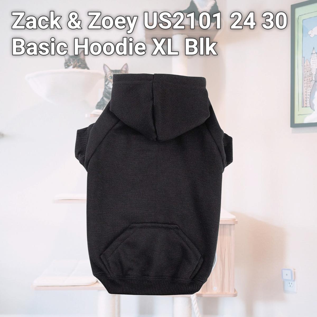 Picture of Zack & Zoey US2101 24 30 Basic Hoodie XL Blk