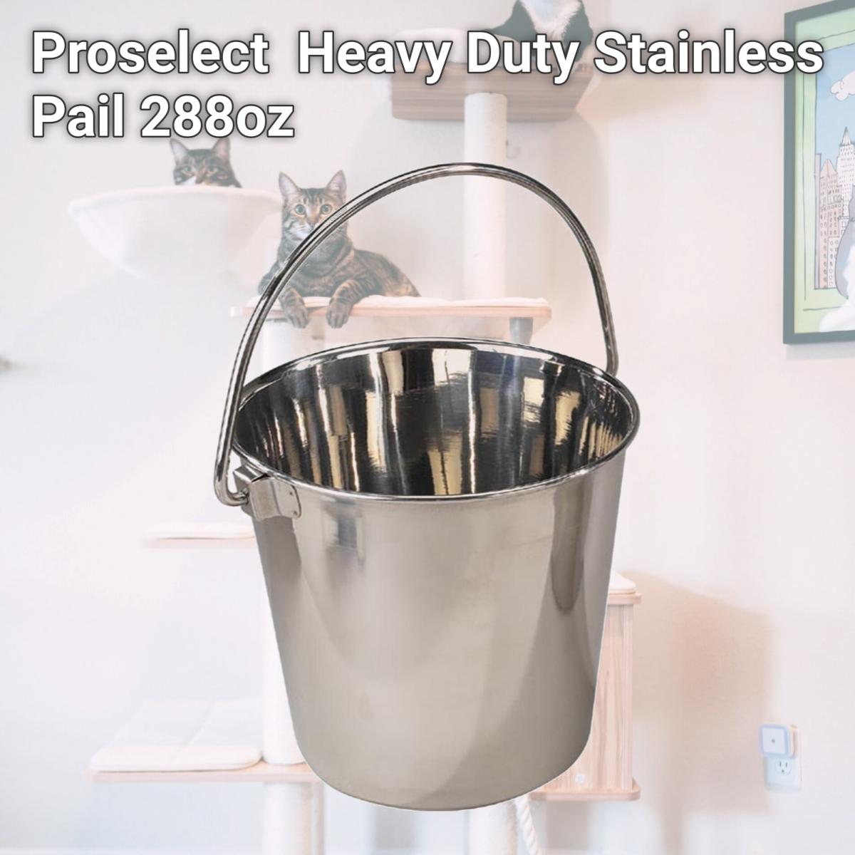 Picture of Proselect ZW144 09 Heavy Duty Stainless Pail 288oz