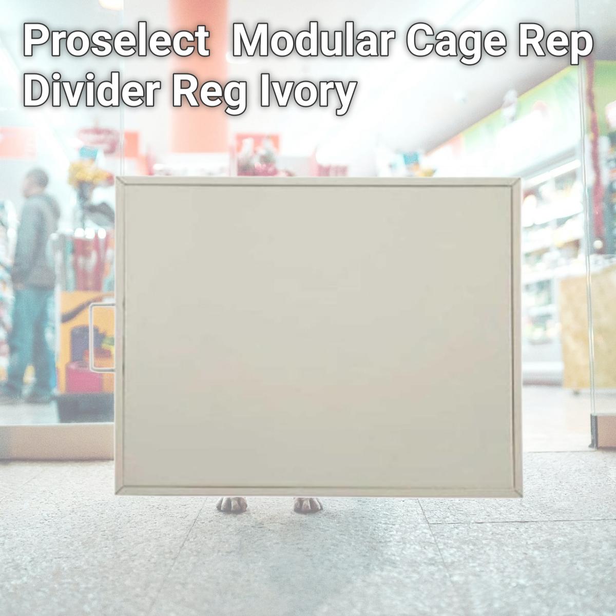 Picture of Proselect ZW5275 14 47 Modular Cage Rep Divider Reg Ivory