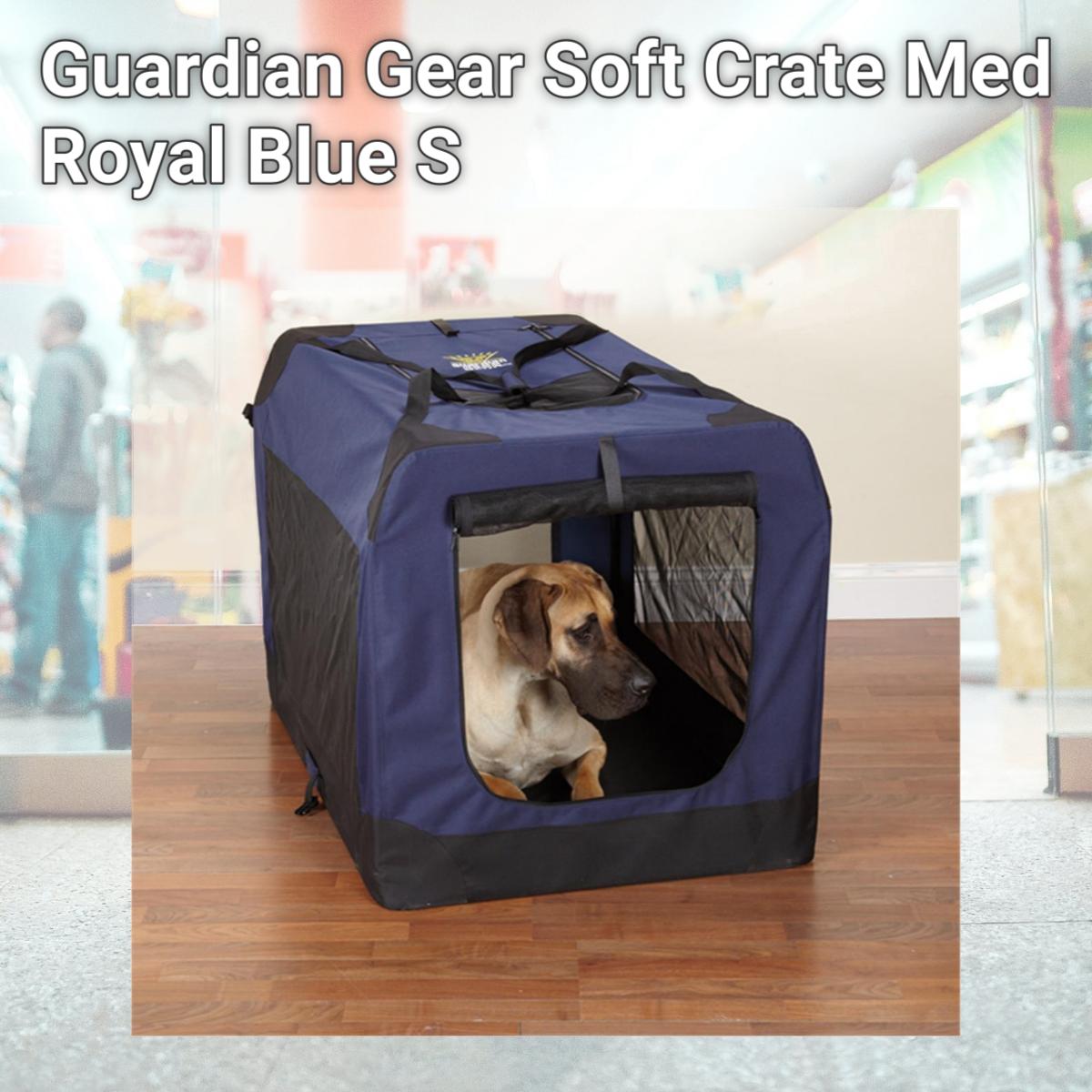 Picture of Pet Pals ZA411 36 Guardian Gear Soft Crate Med Royal Blue S