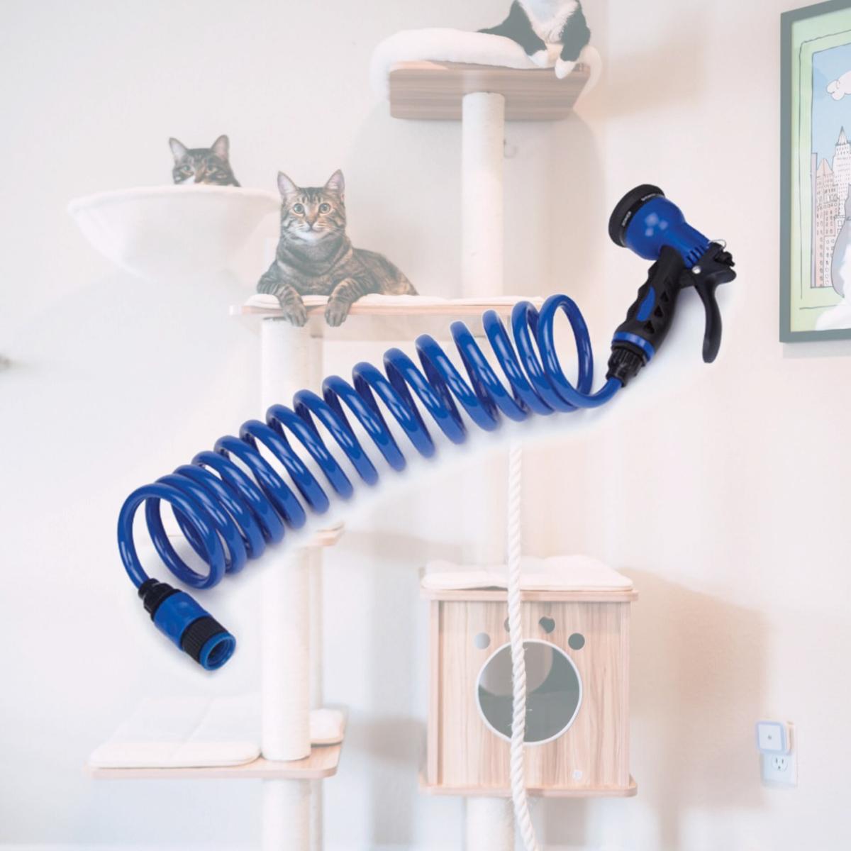 Picture of Master Equipment TP1130 12 19 6in1 Coil Spray Hose 120In Blu