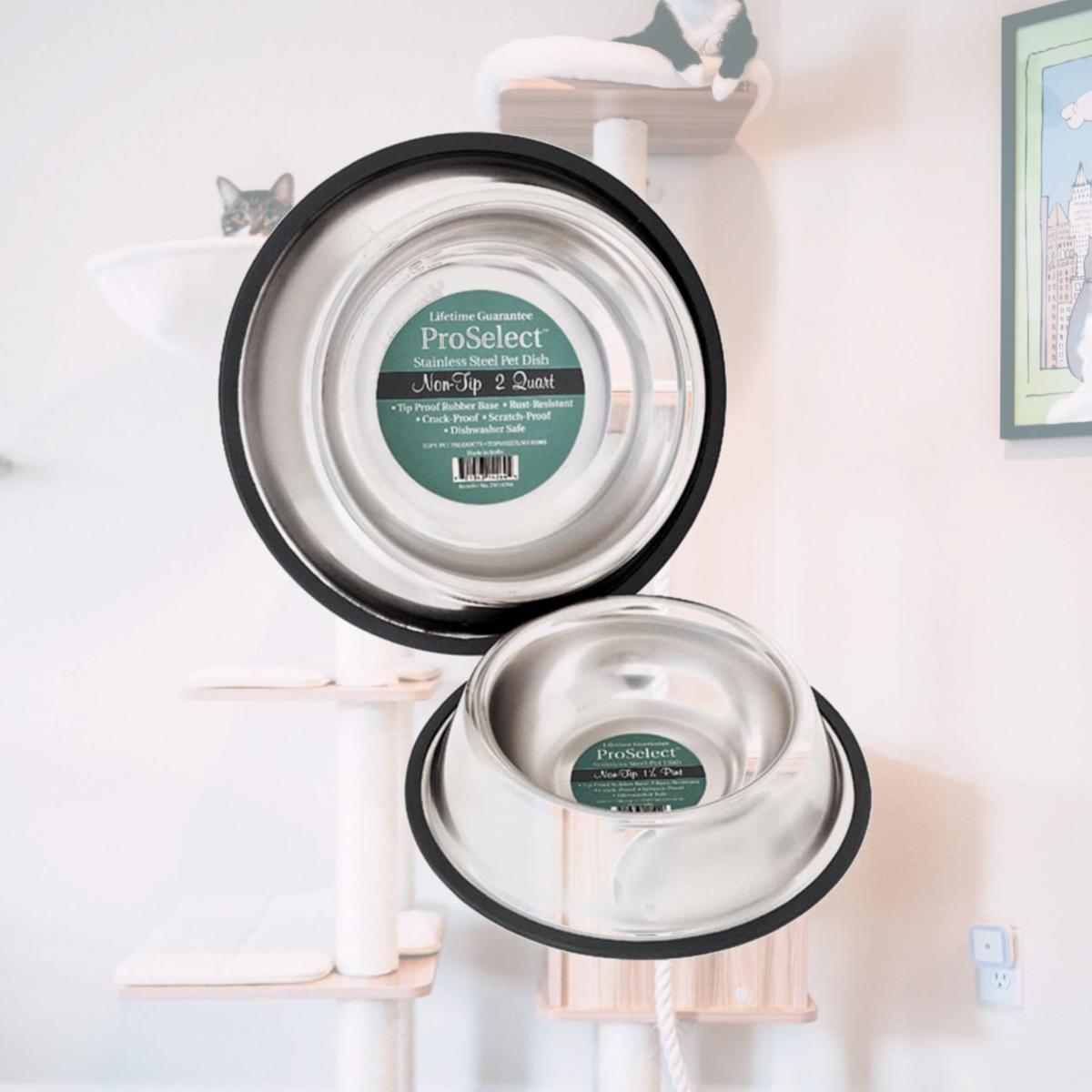 Picture of Pet Pals ZW142 24 X-Super Heavy Bowl No-Tip Mirror Finish 1.5 Pint