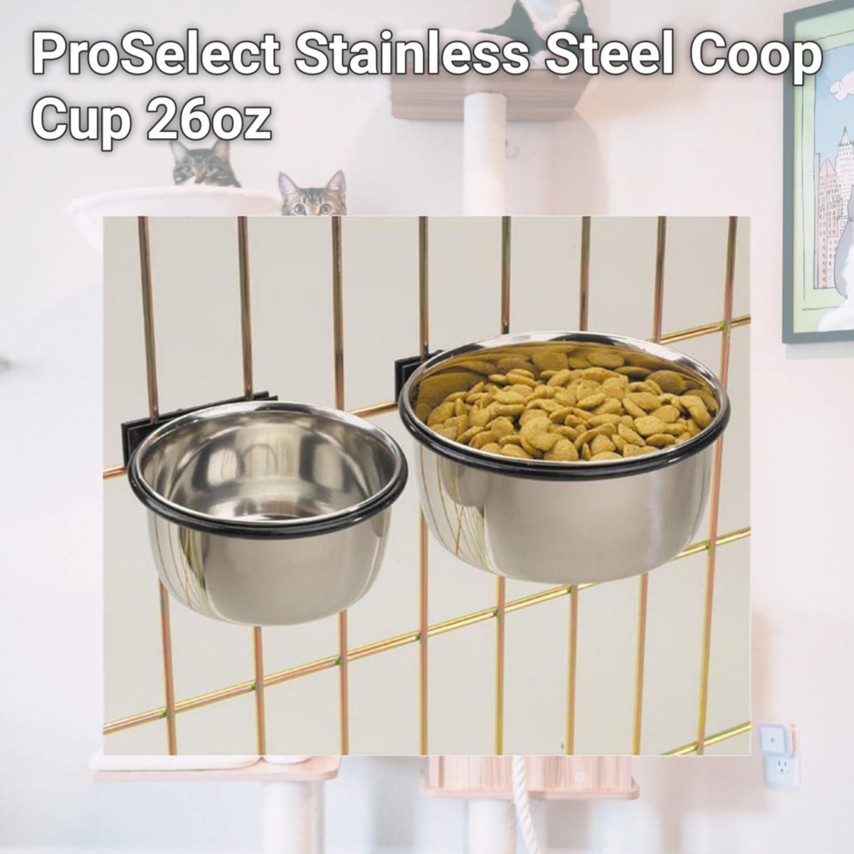 Picture of Pet Pals ZW991 30 ProSelect Stainless Steel Coop Cup 26oz