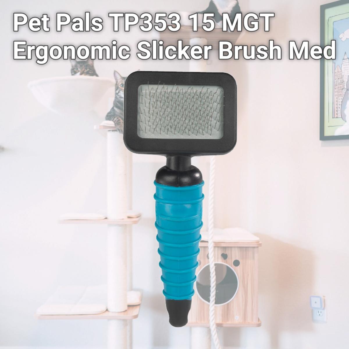Picture of Pet Pals TP353 15 MGT Ergonomic Slicker Brush Med