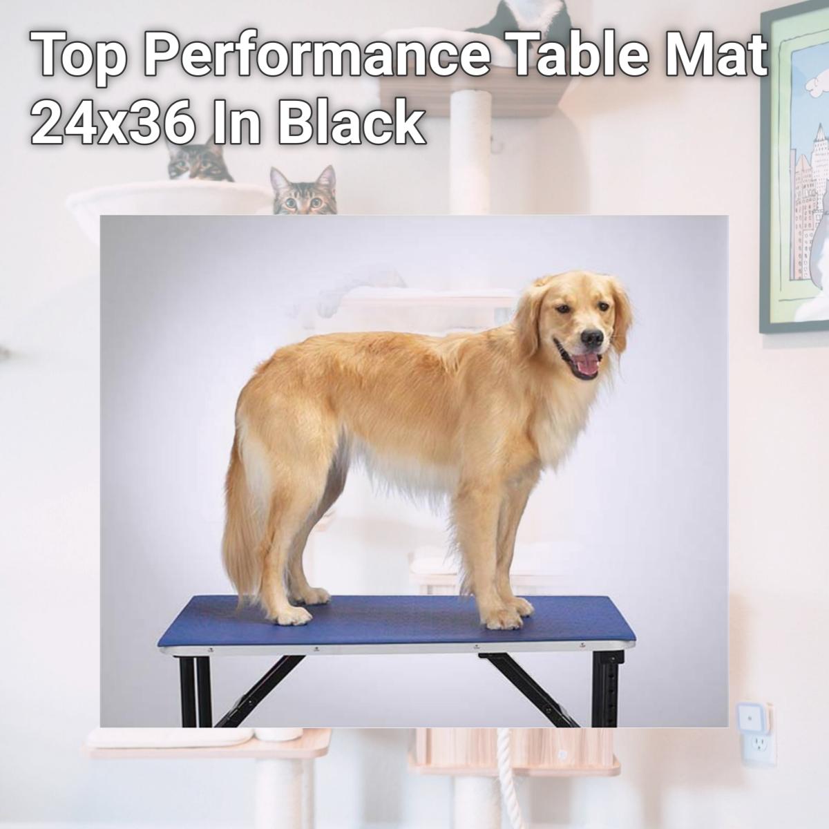 Picture of Pet Pals TP4602 24 17 Top Performance Table Mat 24x36 In Black