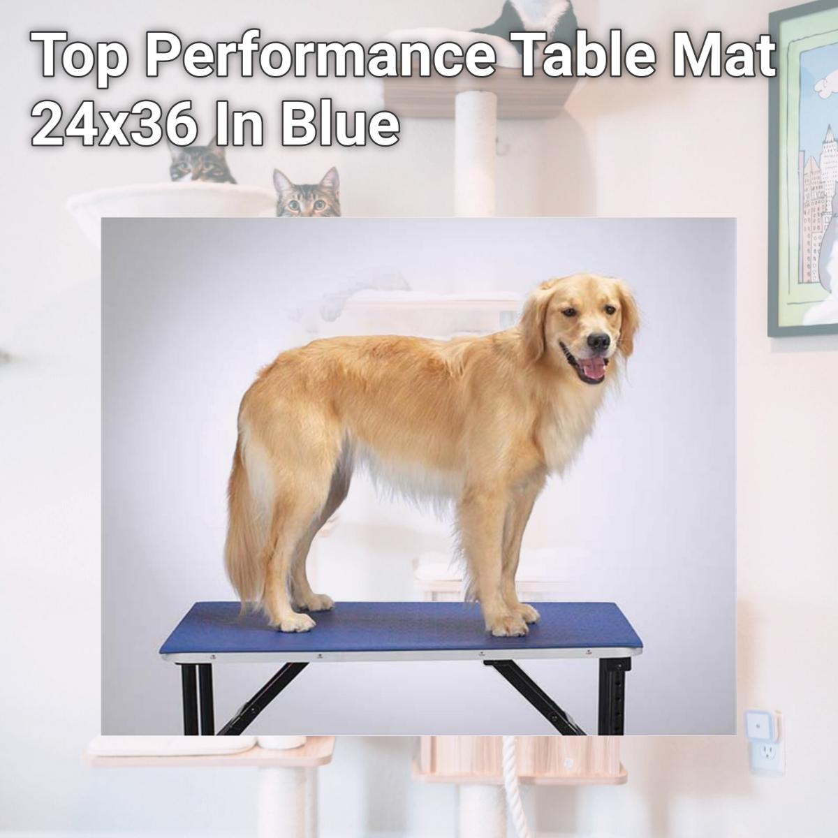 Picture of Pet Pals TP4602 24 19 Top Performance Table Mat 24x36 In Blue
