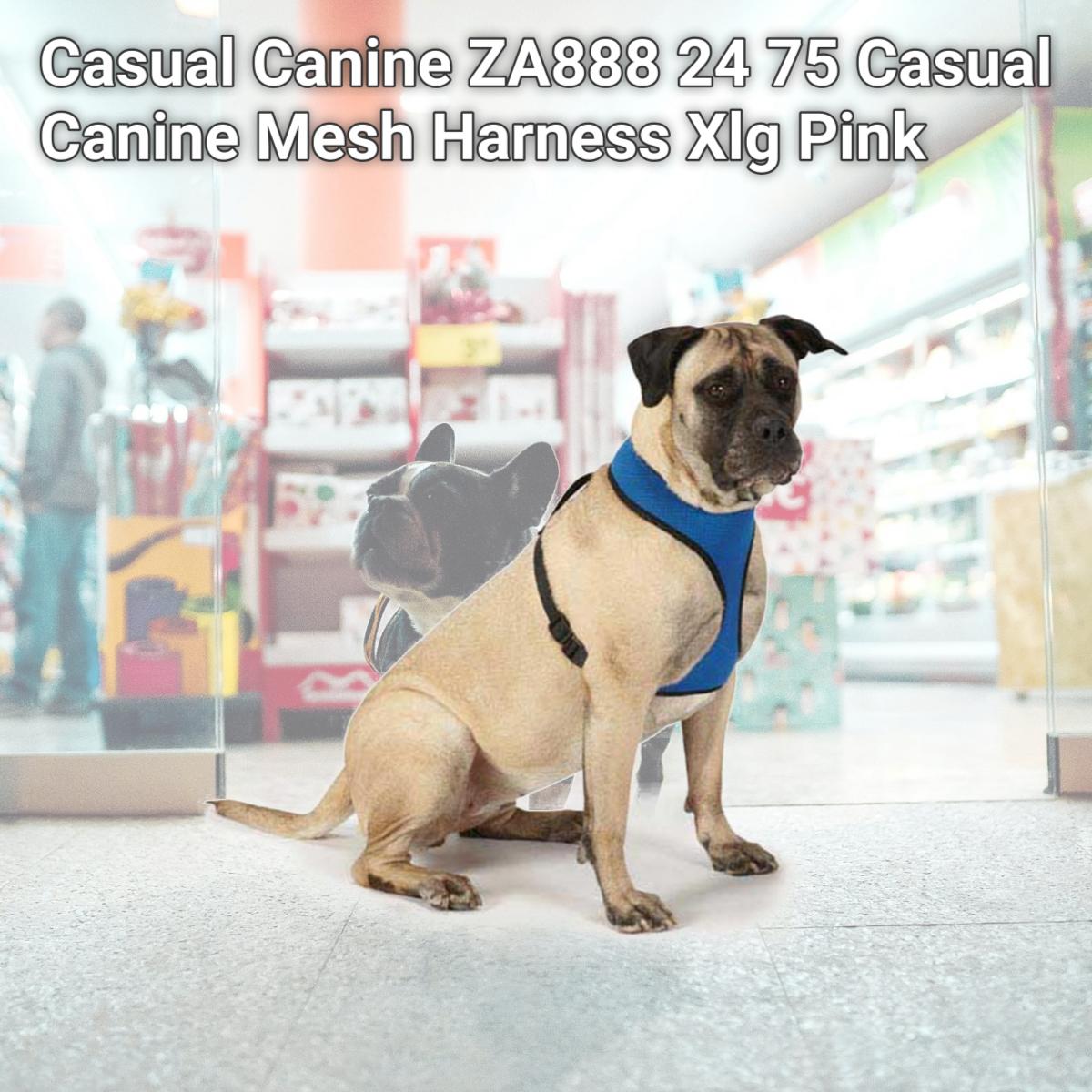 Picture of Casual Canine ZA888 24 75 Casual Canine Mesh Harness Xlg Pink