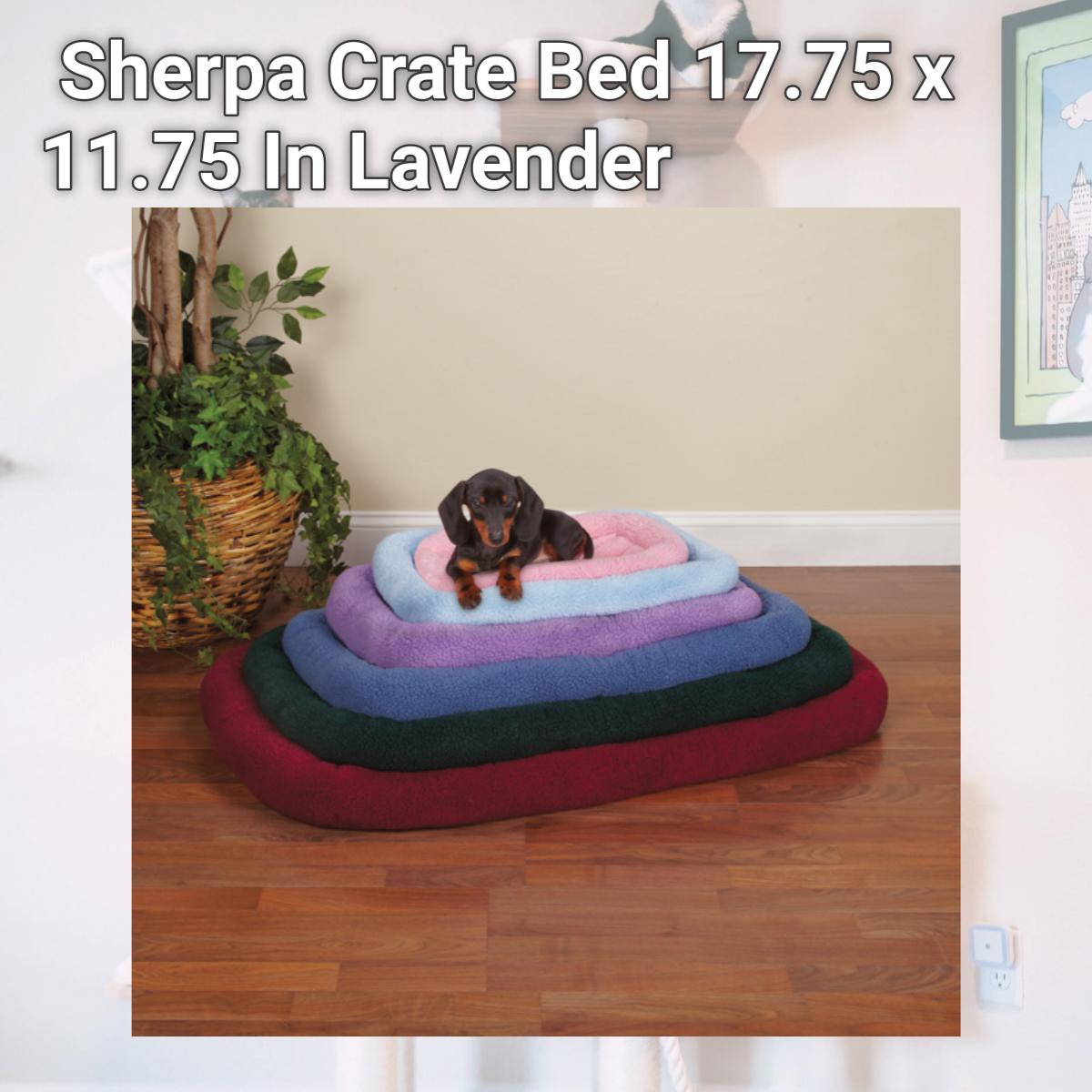 Picture of  Sherpa Crate Bed 17.75 x 11.75 In Lavender