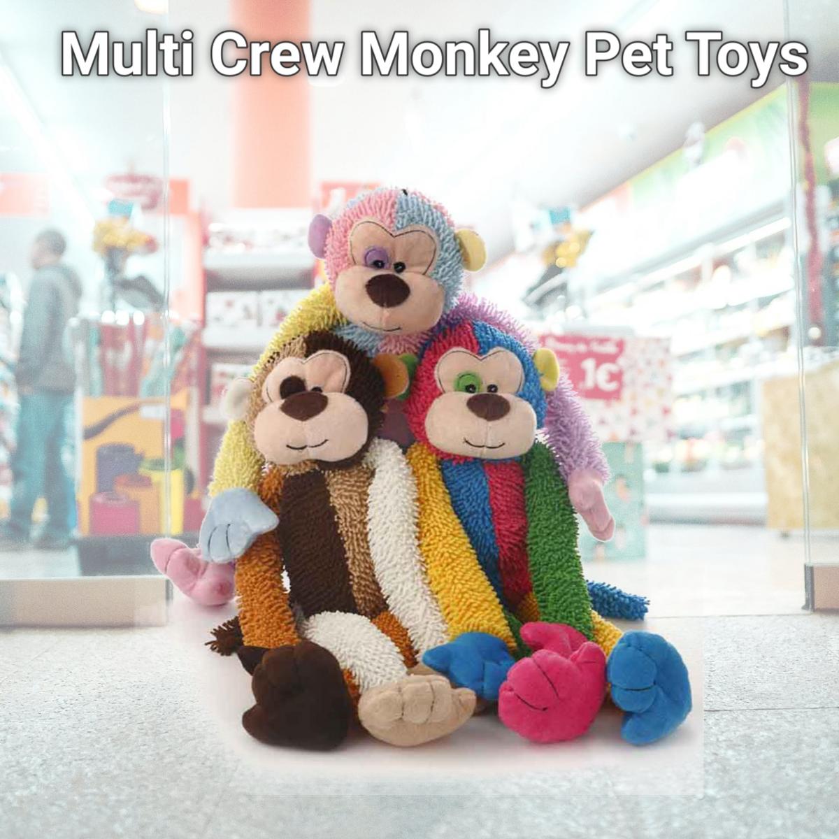 Picture of Multipet International 022MP-37812 Multi Crew Monkey Pet Toys
