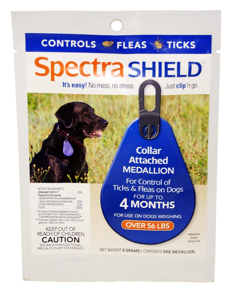 Picture of Durvet 021DUR-500-LG 56 lbs Spectra Shield Collar Attached Medallion for Dogs&#44; Orange - Large