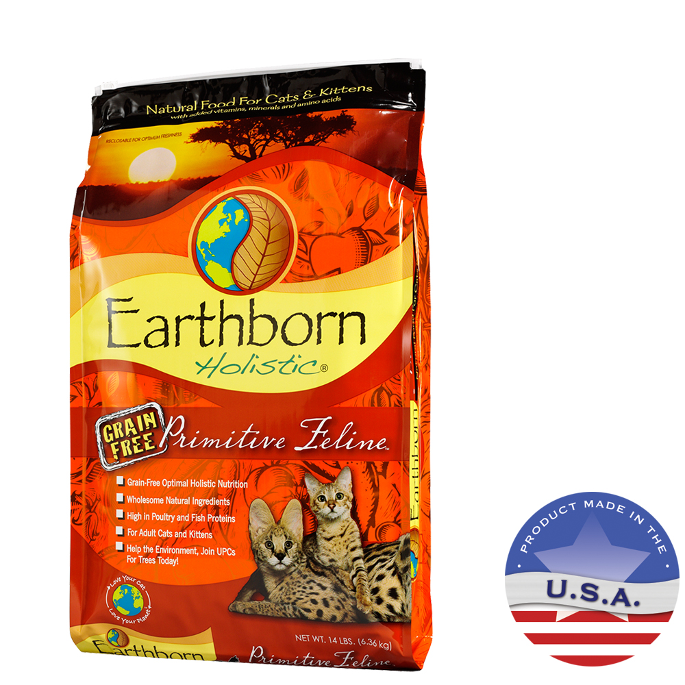 Picture of Pro Pac Ultimates 030PP-71821 14 lbs Earthborn Holistic Primitive Feline for Natural Cat Food