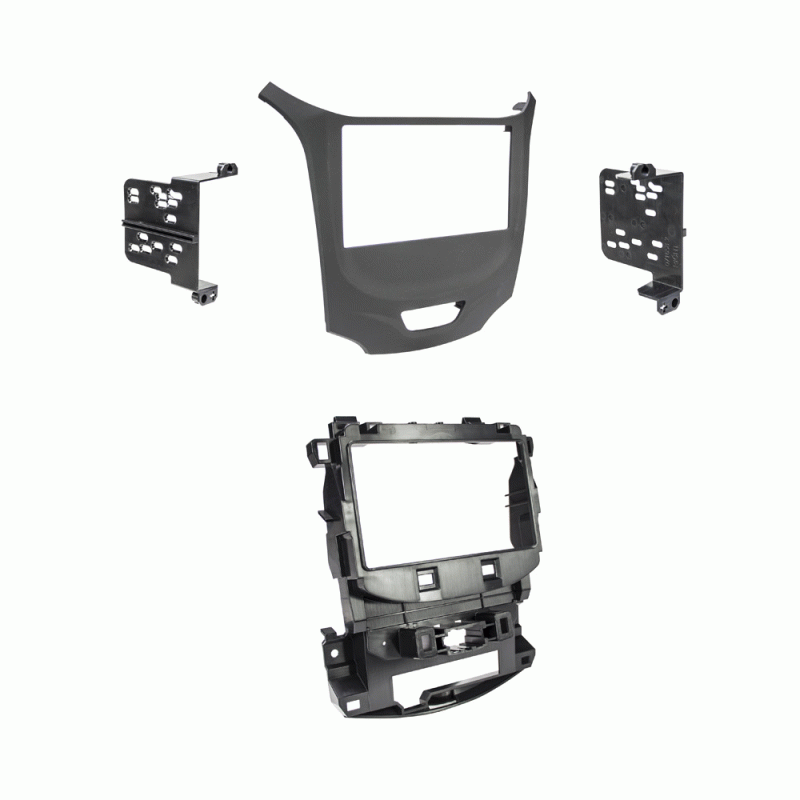 Metra 95-3020B ISO Double-DIN Installation Kit, Chevrolet Cruze 2016 & Up, Matte Black