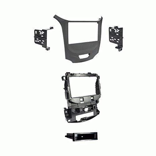 Metra 99-3020B ISO Single-DIN Installation Kit, Chevy Cruze 2016 & Up, Matte Black