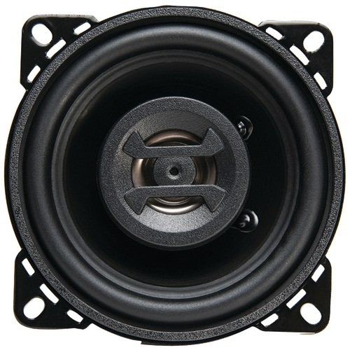 4 in. 2 Way Zeus Series Coaxial Speakers Black -  PlugIt, PL436427