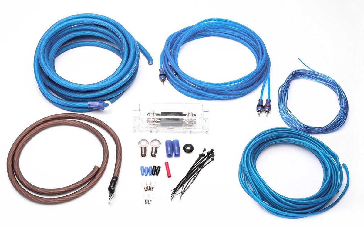 4 Gauge Amplifier Wiring Kit Copper Clad Aluminum