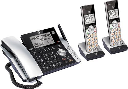 Picture of Att ATTCL84215 2 - Handset Corded & Cordless Answering System