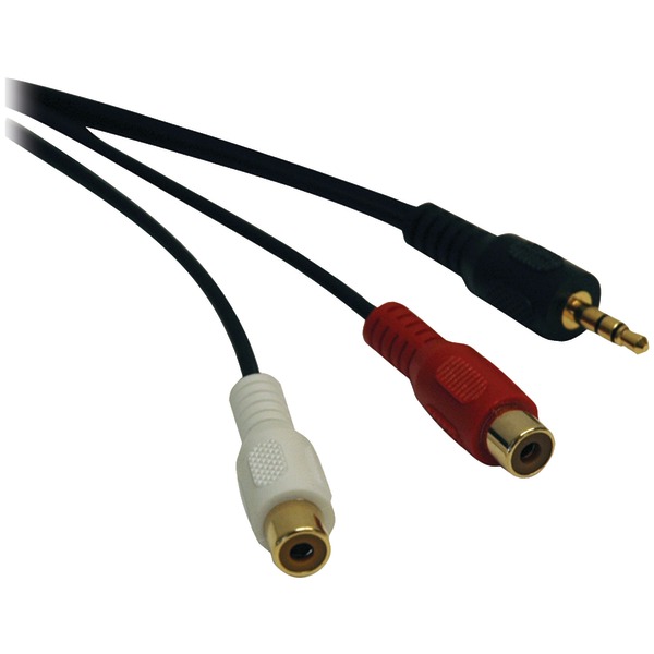 Picture of Tripp Lite P315-06N 3.5mm Stereo to 2 RCA Splitter Adapter Cable