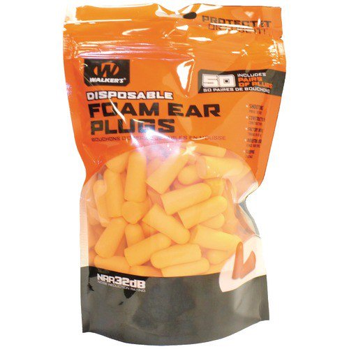 Walkers Game Ear  Foam Ear Plugs, Pack of 100