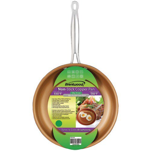 Picture of Brentwood BFP-324C 9.5 in. Nonstick Induction Copper Fry Pan