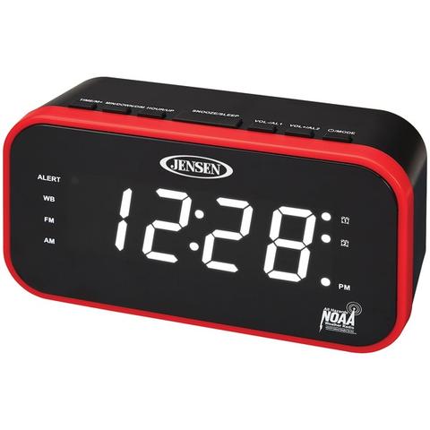 Picture of Jensen JEP-150 AM & FM Weather Band Clock Radio with Weather Alert