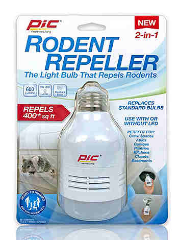 2 - Piece Rodent Repeller Light Bulb