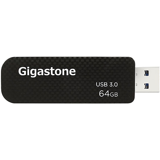 Picture of Gigastone GS-U364GSLBL-R 64GB 3.0 USB Flash Drive, Black