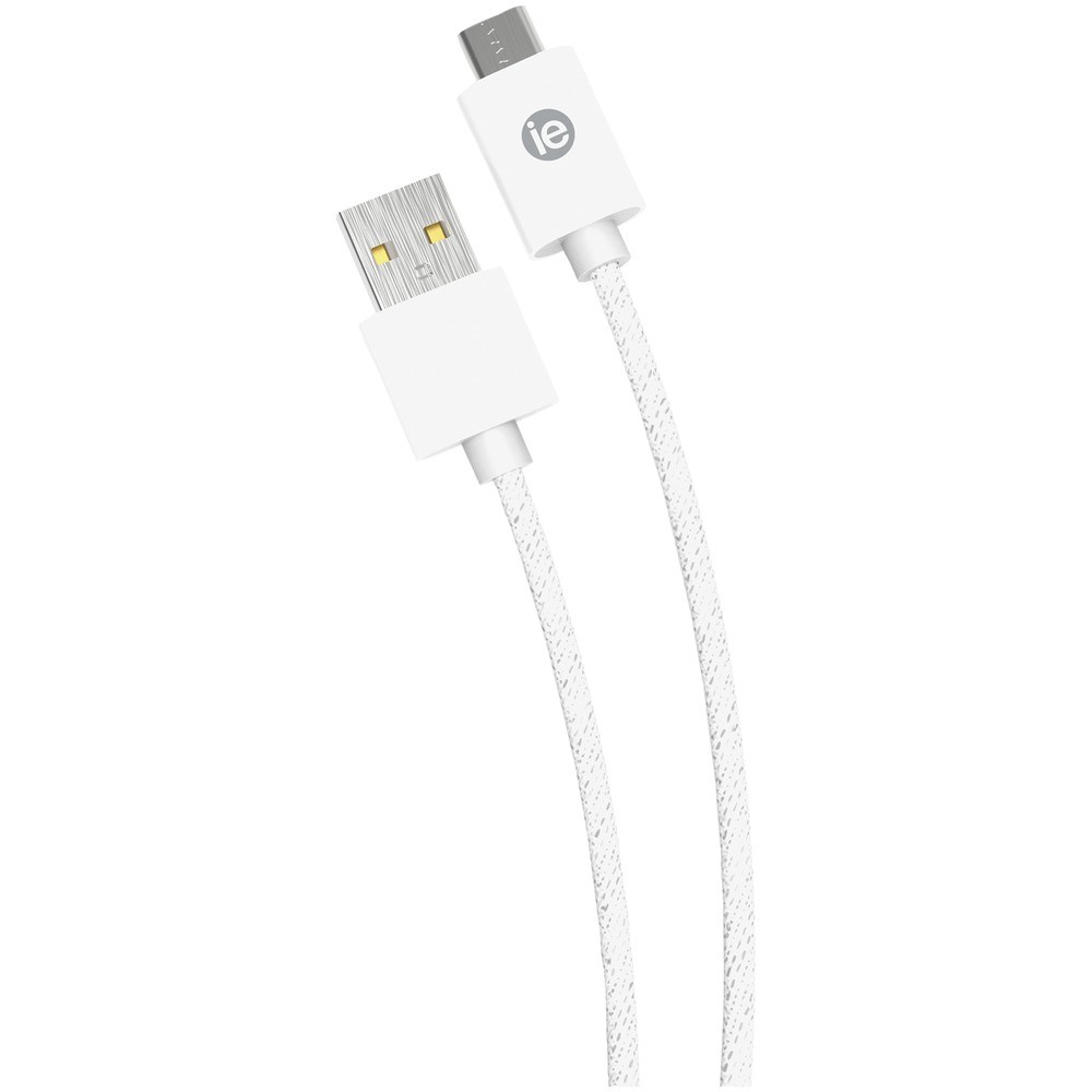 Picture of iEssentials IEN-BC10C-WT 10 ft. Braided USB-C to USB-A Cable&#44; White