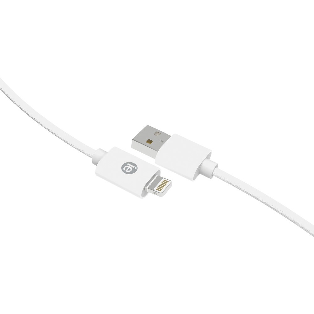 IEN-BC10L-WT 10 ft. Braided Lightning USB Cable, White -  iEssentials