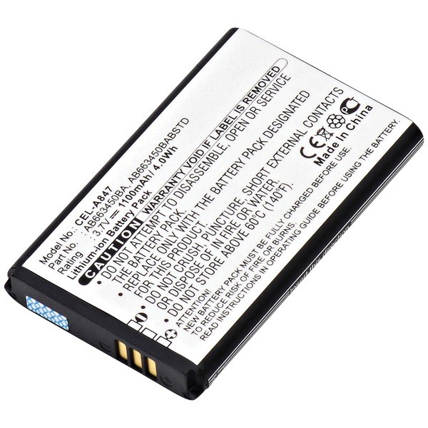 Picture of Dantona CEL-A847 3.7V 1100mAh Lion Cell Phone Replacement Battery
