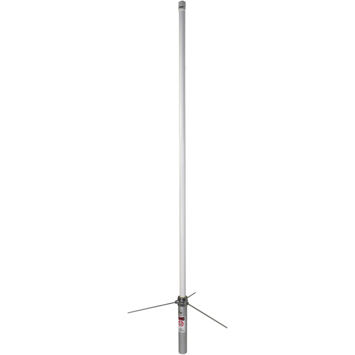 Picture of TRAM WSP1477 Pre-Tuned 144MHz-148MHz VHF & 430MHz-460MHz UHF Amateur Dual-Band Base Antenna White Fiberglass
