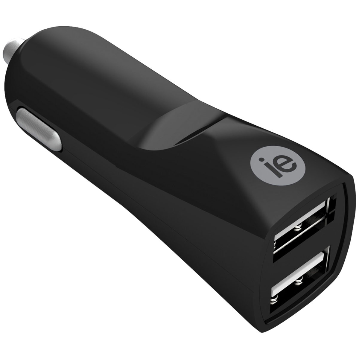 IENPC32ABK 3.4A Dual USB Car Charger -  iEssentials, IEN-PC32A-BK