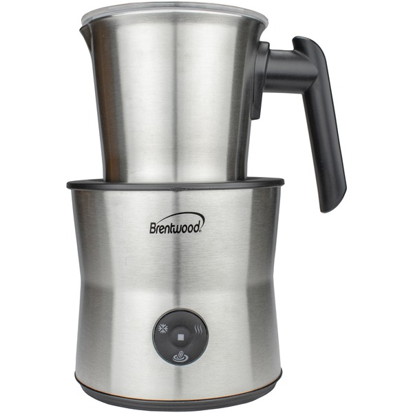 Picture of Brentwood Appliances GA-401S 15 oz Cordless Electric Milk Frother&#44; Warmer & Hot Chocolate Maker - Silver