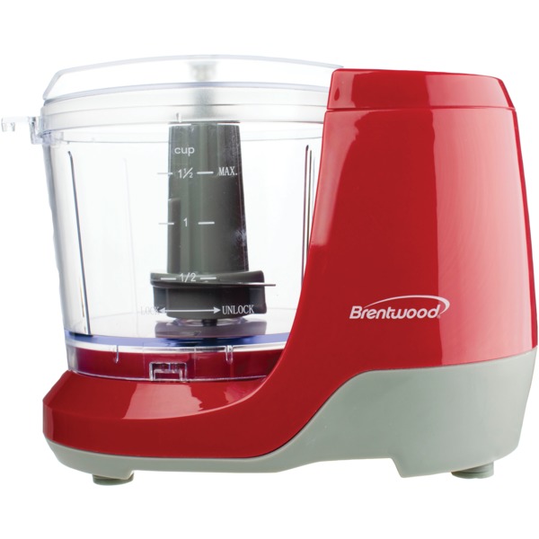 Picture of Brentwood Appliances MC-109R 100 watt 1.5 lbs Cup Mini Food Chopper&#44; Red
