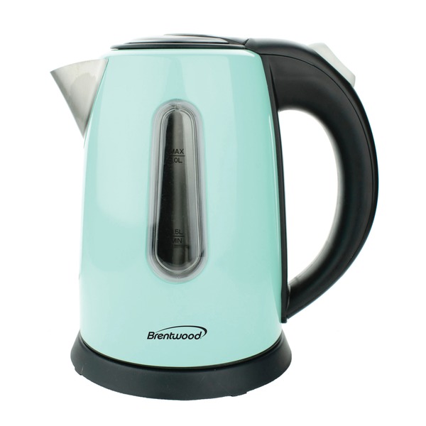 Picture of Brentwood Appliances KT-1710BL 1 ltr Stainless Steel Cordless Electric Kettle&#44; Blue