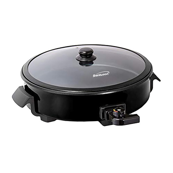 Picture of Brentwood Appliances SK-67BK 12 in. Electric Skillet with Vented Glass Lid
