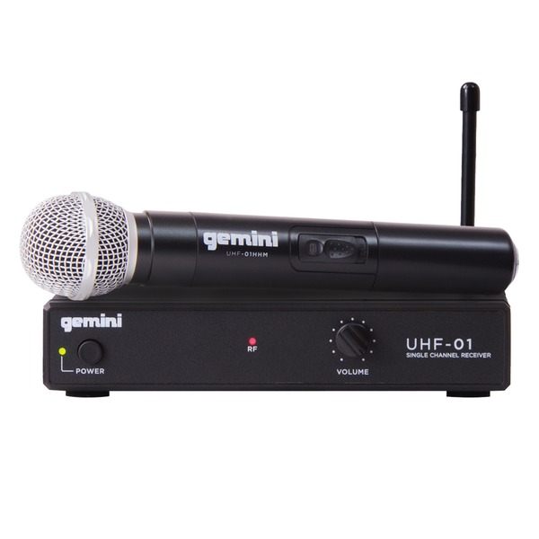 UHF-01M-F1 Single-Channel UHF Wireless Microphone System with Handheld Microphone