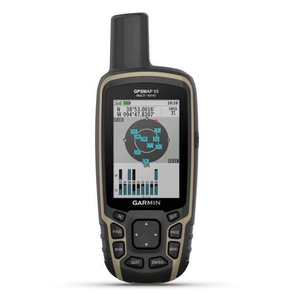 Picture of Garmin 010-02451-00 GPSMap 65 Handheld Outdoor GPS Navigator Multi-Band & Multi-GNSS