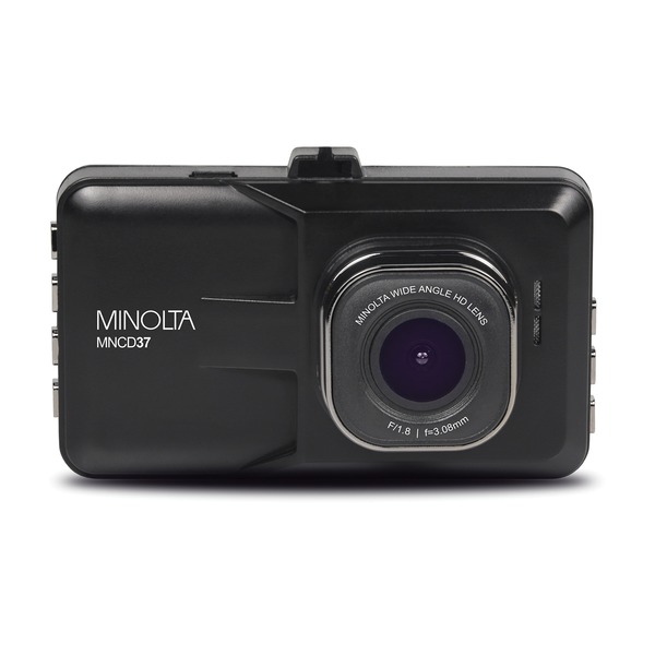 Picture of Minolta MNCD37-BK 3 in. 1080p Full HD Dash Camera with QVGA LCD Screen&#44; Black
