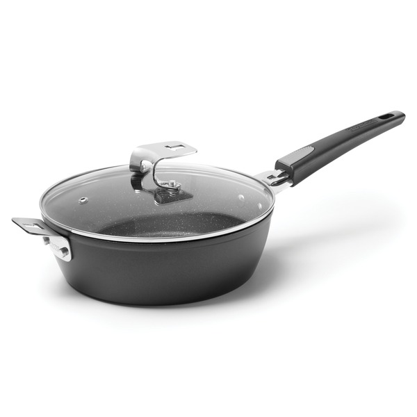 Picture of The Rock 034716-002-0000 9 in. Deep Frypan with T-Lock Handle Dutch Oven with Lid Detachable
