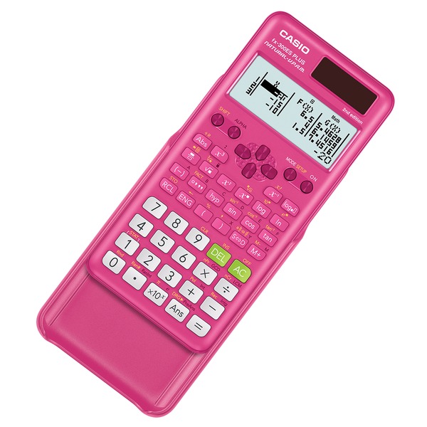 Picture of Casio FX-300ESPLS2-PINK 2nd Edition Scientific Calculator, Pink