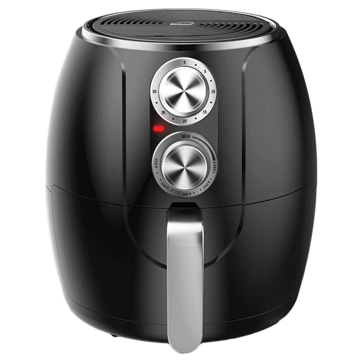 Picture of Brentwood Appliances AF-300BK 3.2 qt. 1200 watts Electric Air Fryer&#44; Black & Silver