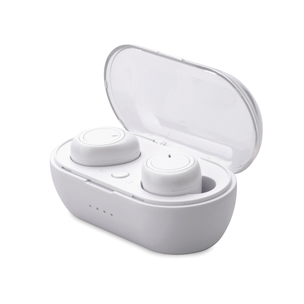 Picture of AT&T R T10-WHT True Wireless Bluetooth Earbuds&#44; White