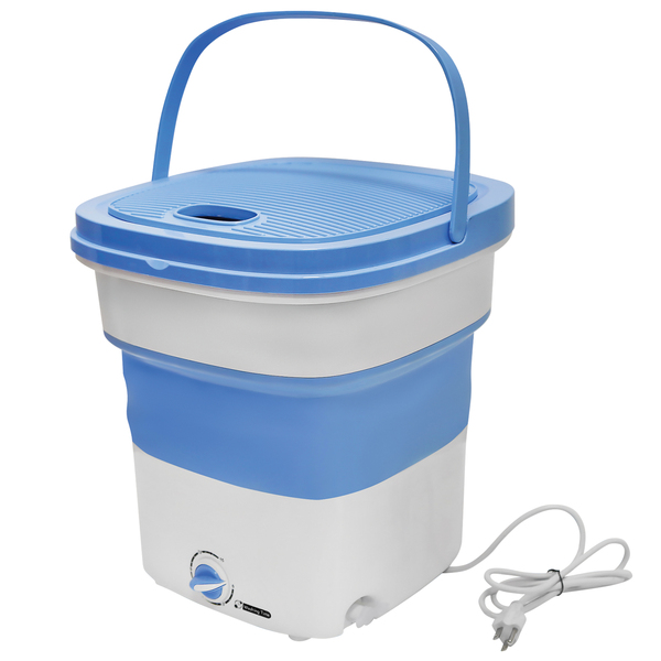 PUCWM33 Foldable Portable & Lightweight Mini Washing Machine, Blue